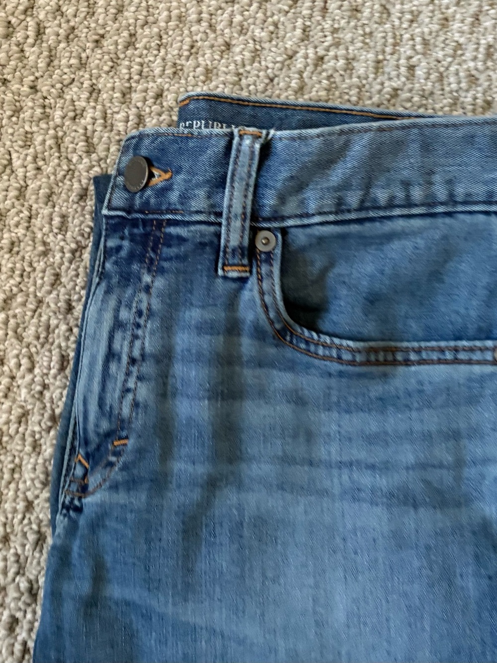Banana Republic stretch light blue denim Travel Jeans
